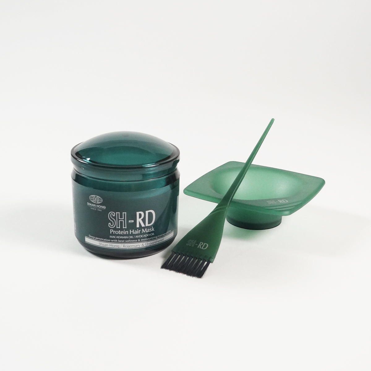 Coming soon_SH-RD Green Bowl + Brush For hair treatment