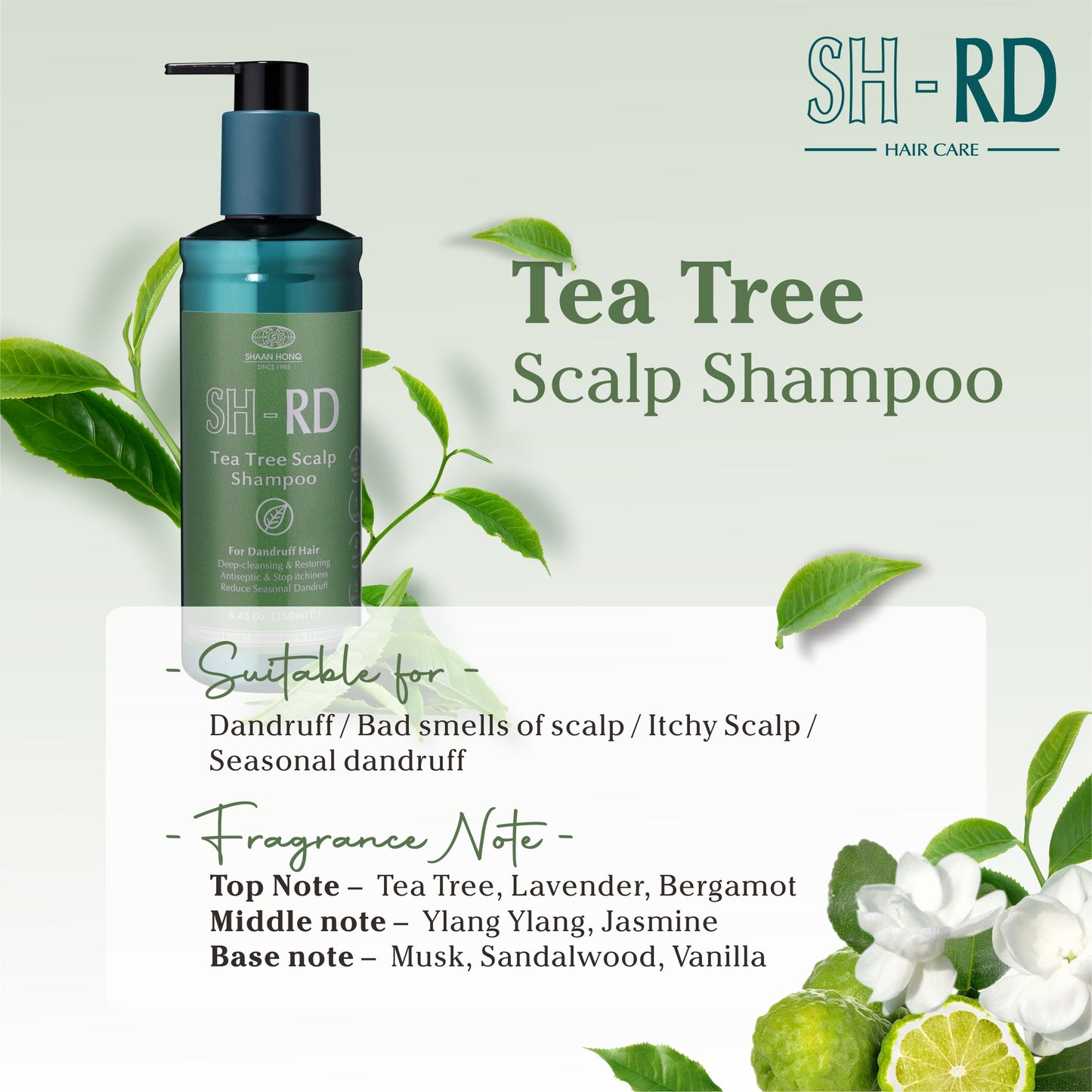 SH-RD Tea Tree Scalp Shampoo(3.38oz/100ml)