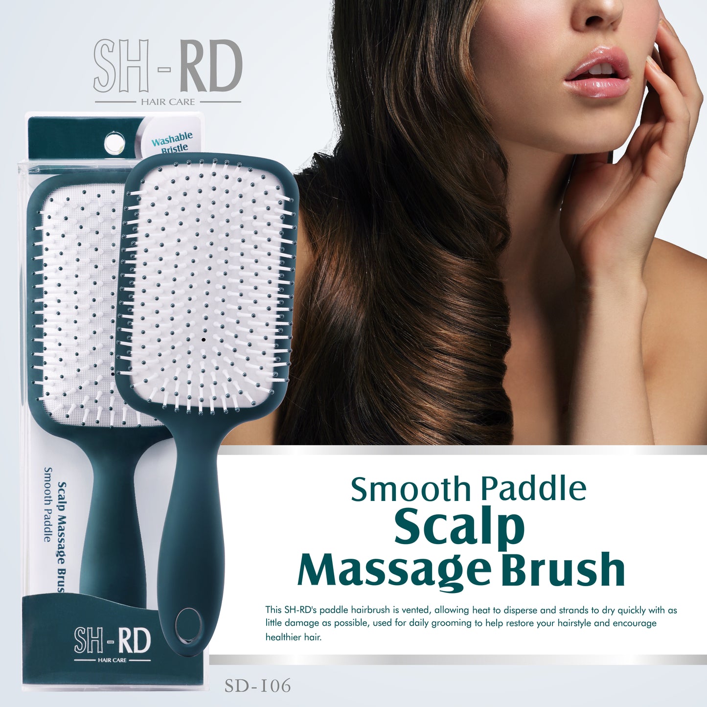 SH-RD Detangle + Scalp Massage Paddle Brush